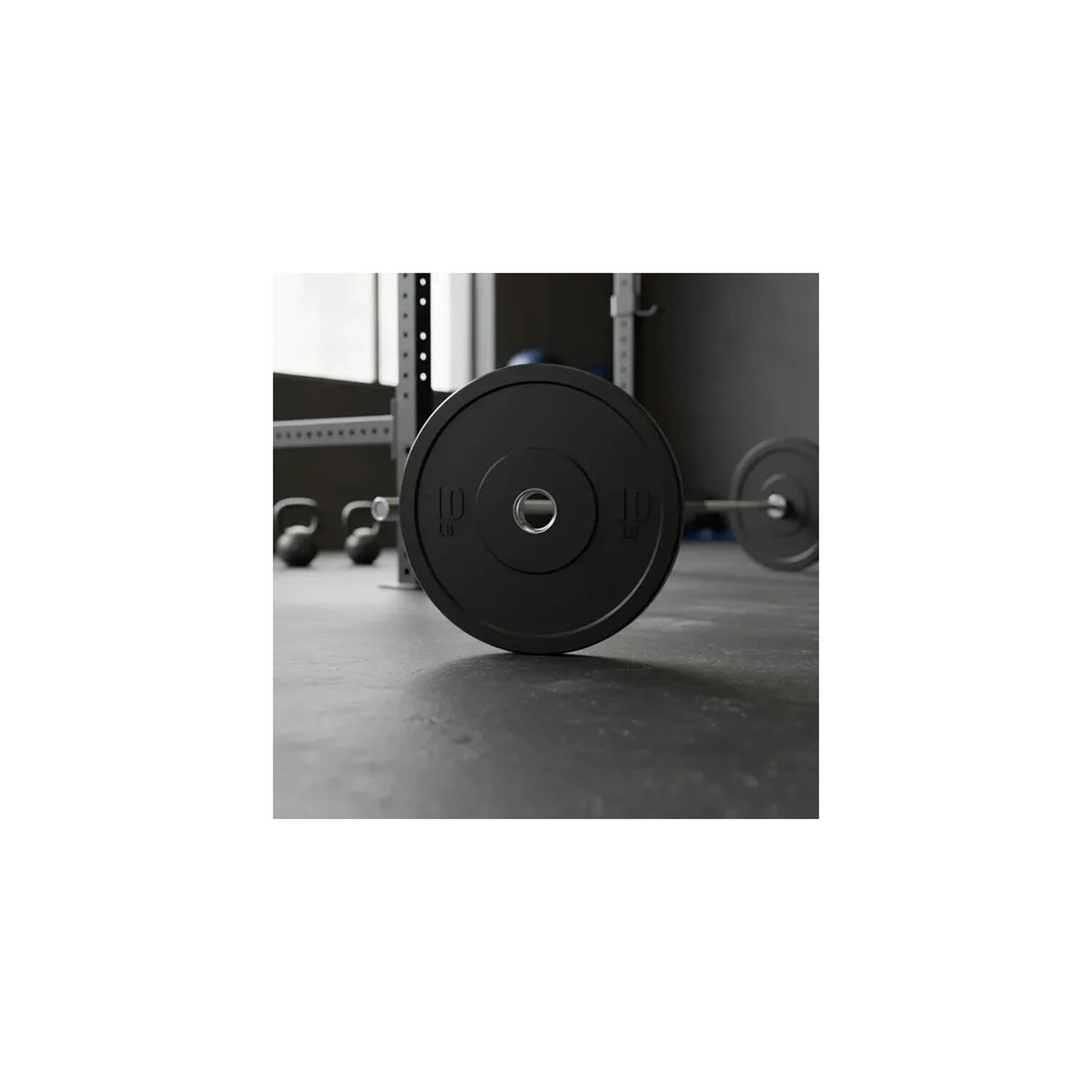 Par Discos Ol&iacute;mpicos Bumper 10 Lb (20 Lb Total) Negro image number 4.0