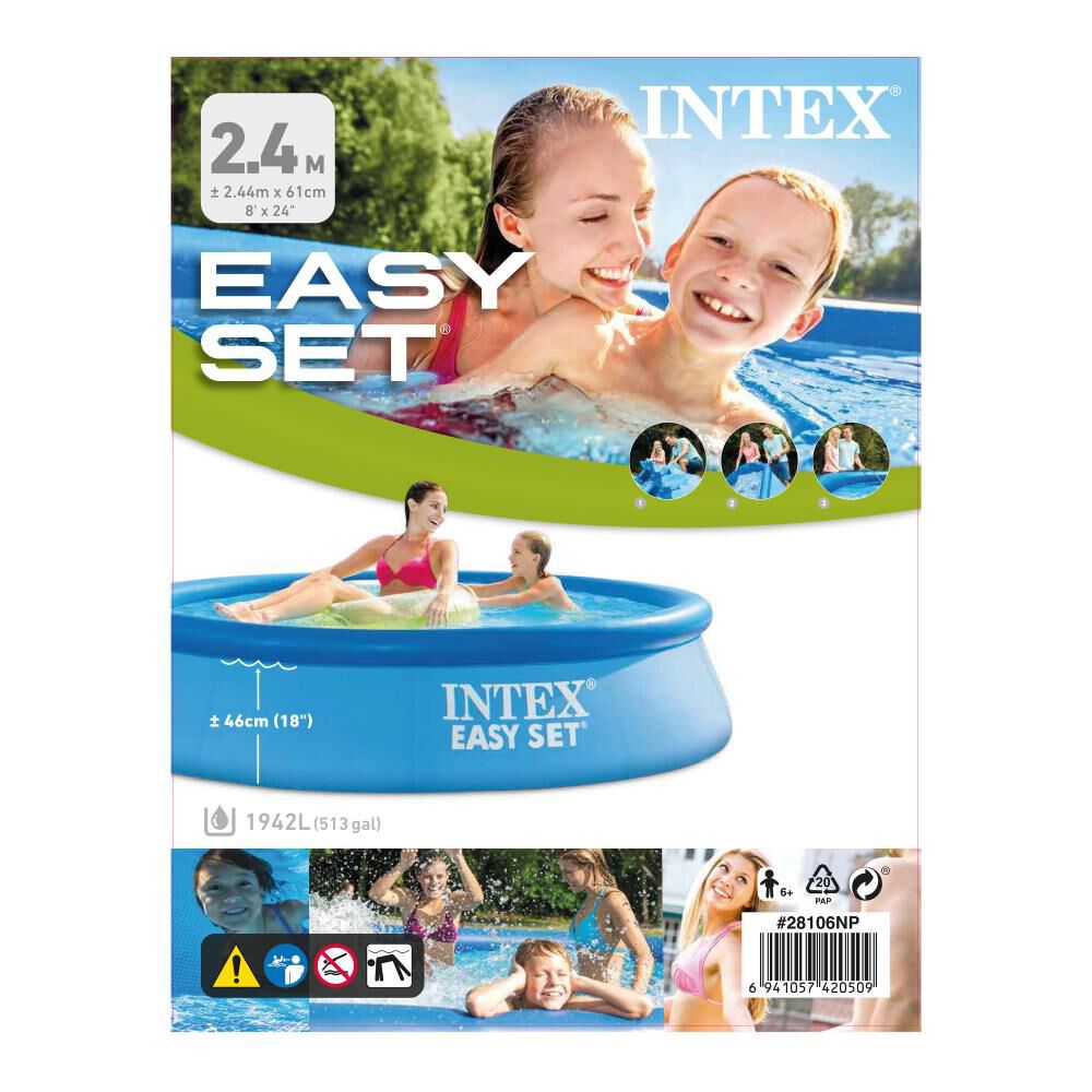 Piscina Easy Set Intex / 244x61cm / 1940lts image number 0.0
