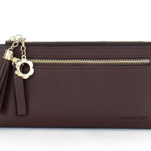 Billetera De Mujer Chloe Café Carven
