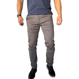 Pantal&oacute;n De Tela Elasticada Hombre Casual