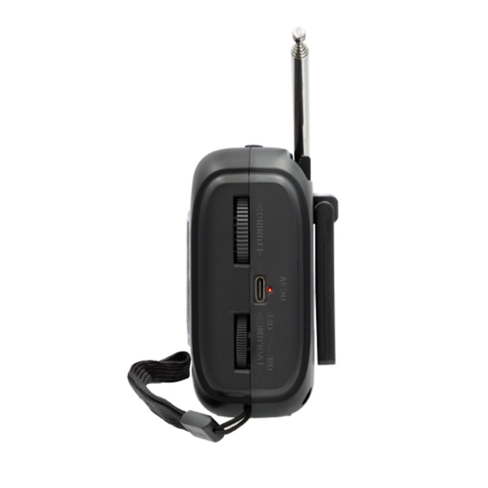 Radio Solar Portátil Con Linterna Bluetooth Bt-amfmsw Usb image number 3.0