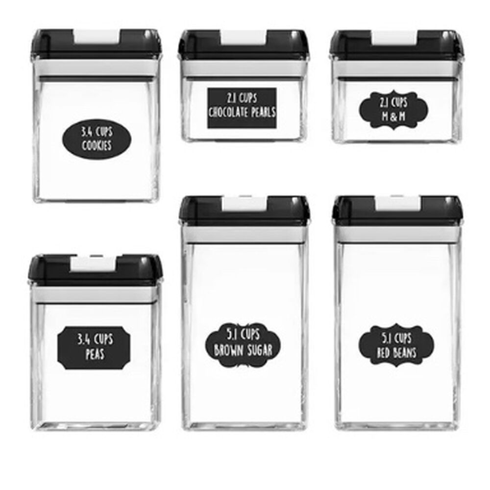 Set 6 Envases Herm&eacute;ticos Pl&aacute;sticos image number 2.0