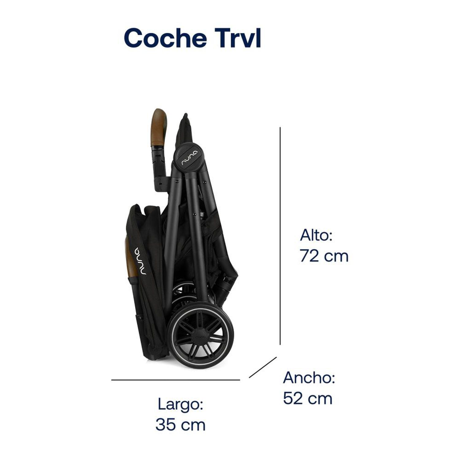 Coche De Paseo Bebesit Trvl Negro image number 9.0