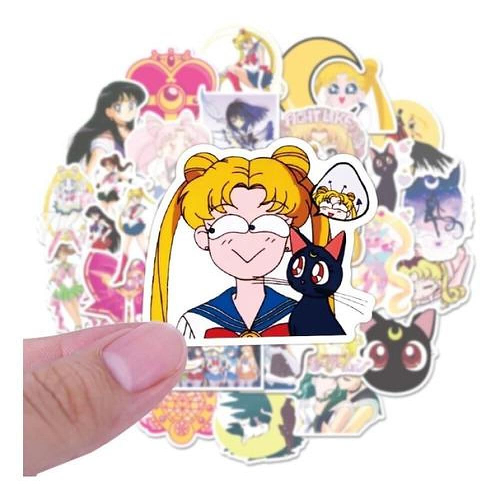 50 Sticker Sailor Moon Serena image number 8.0