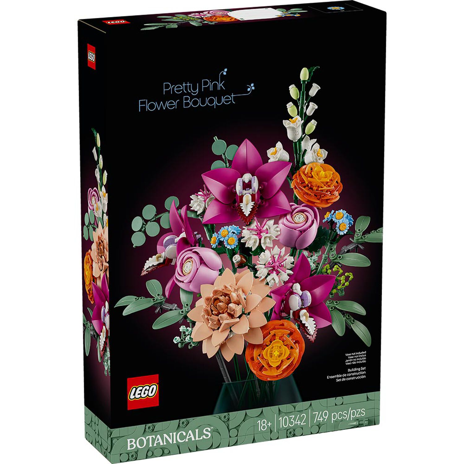 Lego Botanicals - Ramo De Flores Fantas&iacute;a En Rosa - 10342 image number 8.0