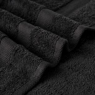 Toalla De Ba&ntilde;o 70x140 Centimetros / Negro Lourdes