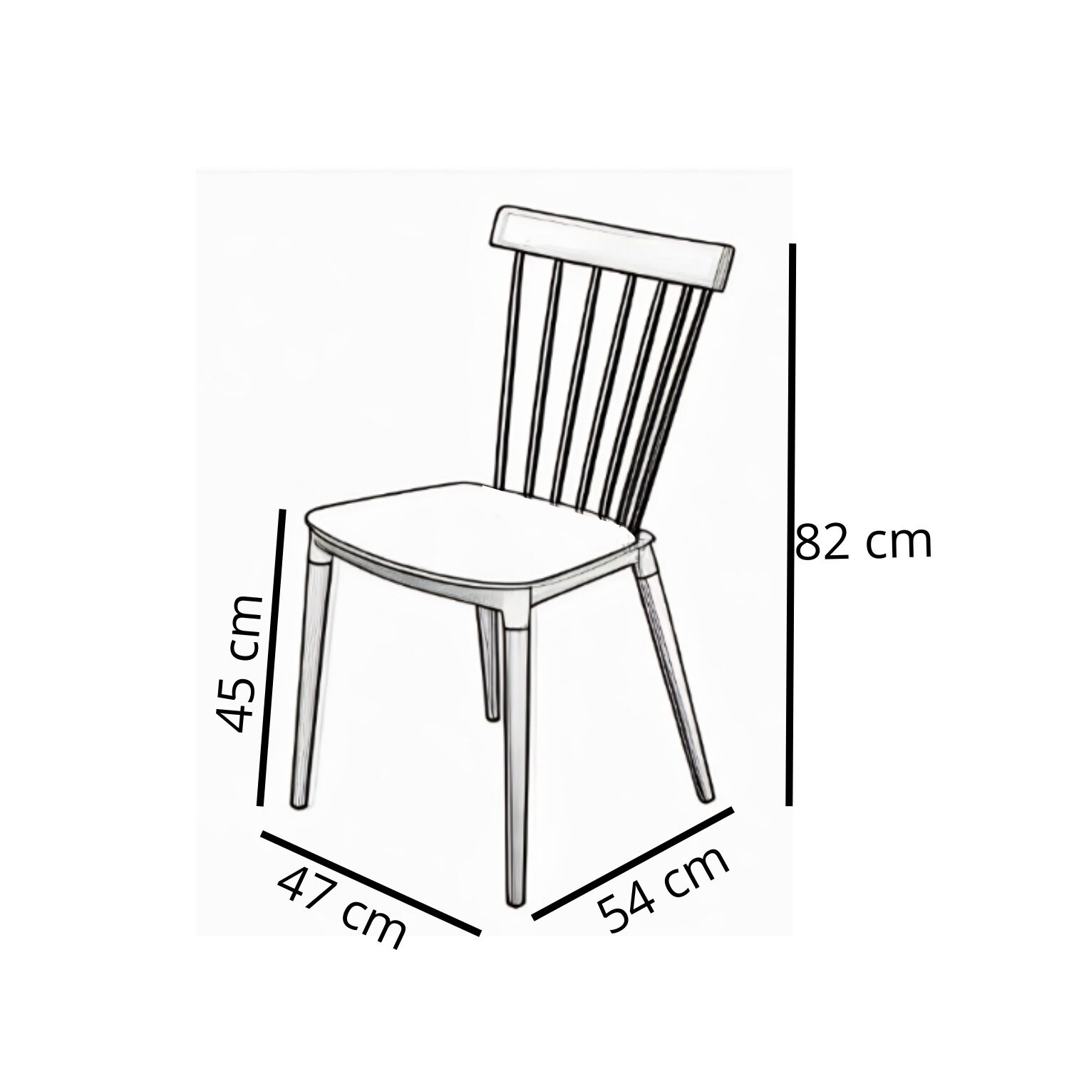 Silla Windsor Blanca 4 Unidades image number 5.0