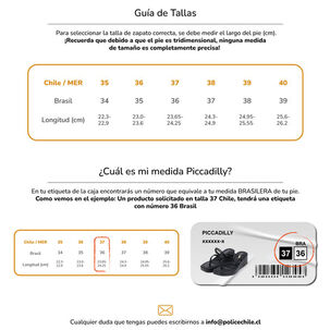 Zapatilla 7866 Negro Piccadilly