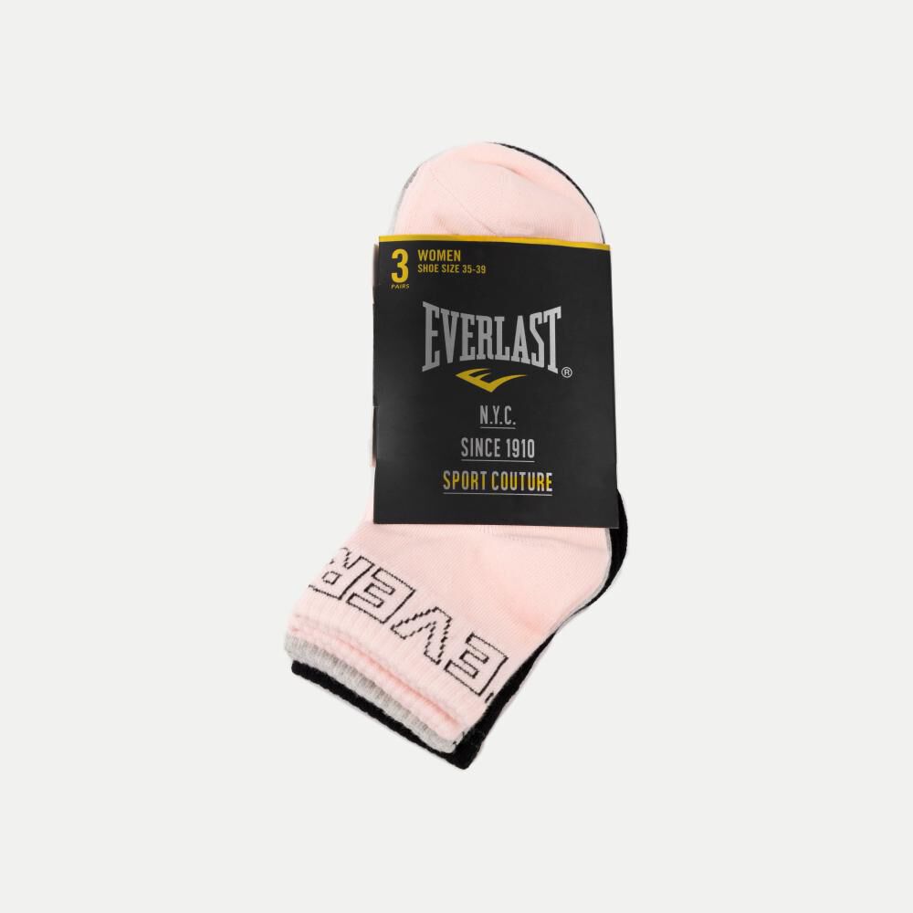 Calcetines Mujer Ankle Denmark Everlast / 3 Pares image number 1.0