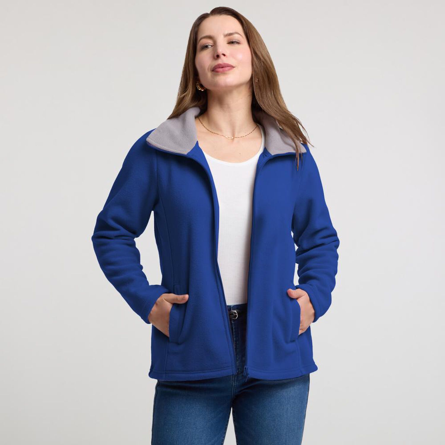 Poler&oacute;n Polar Regular Cuello Alto Mujer Geeps image number 0.0