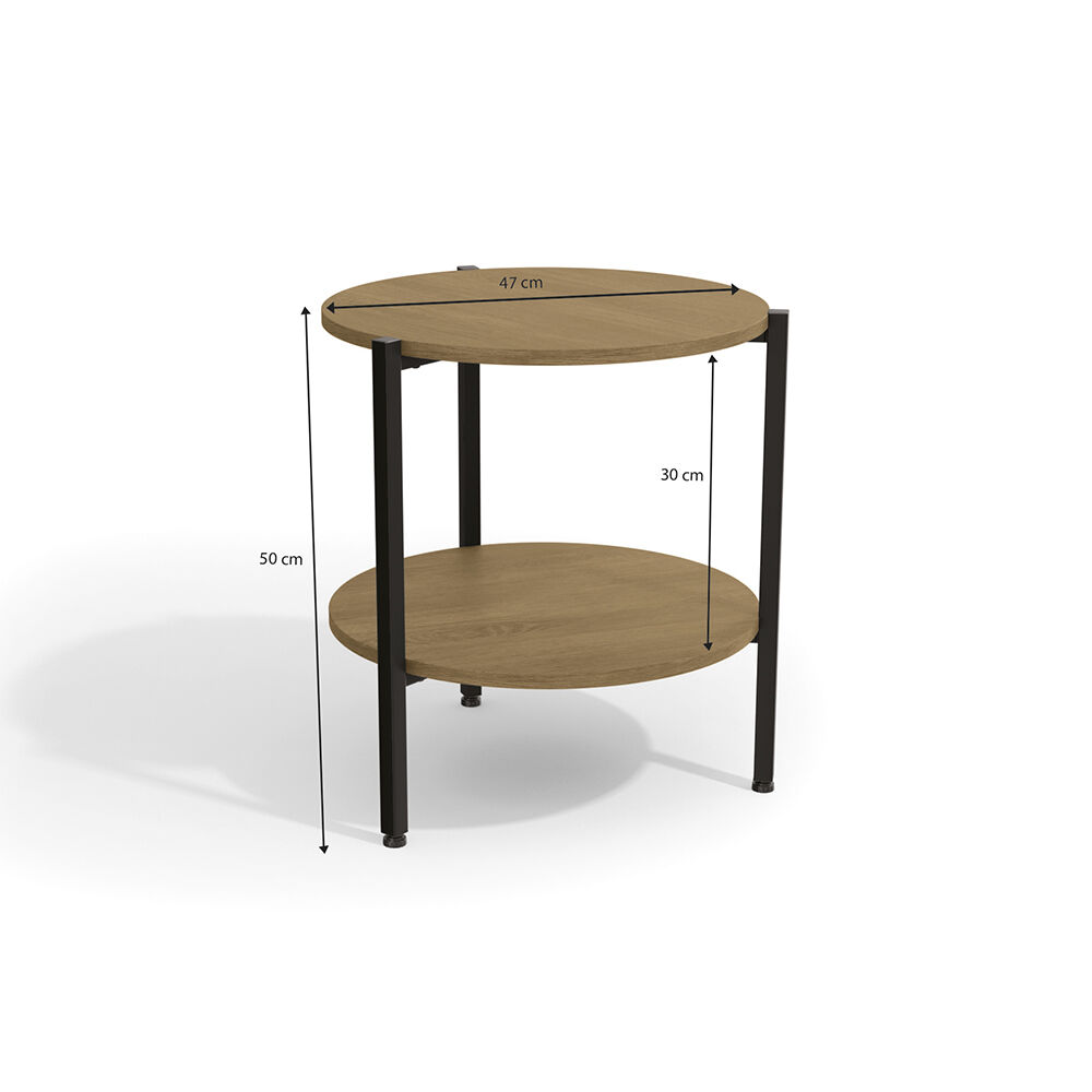 Mesa De Apoyo Yardas La Plata Nogal image number 2.0