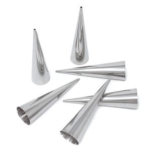 Set De 72 Moldes Con Forma De Cono Para Cannolis Y Croissants