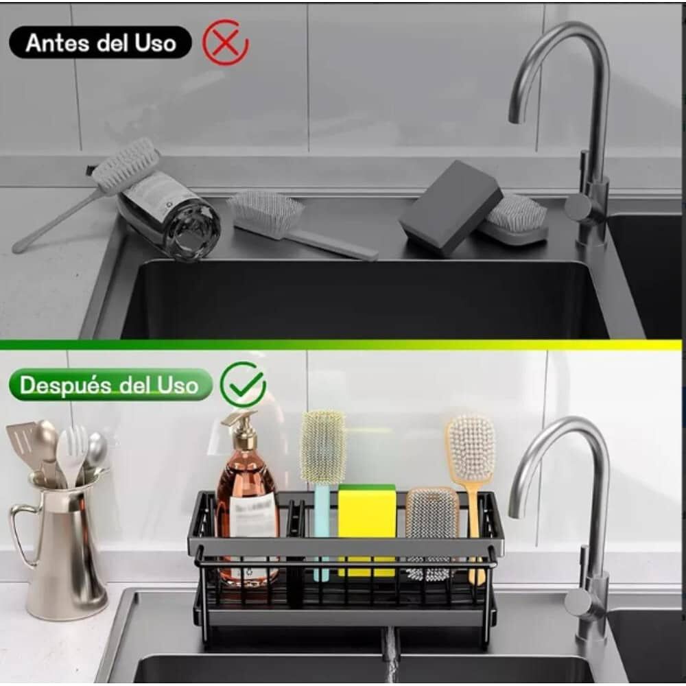 Porta Esponja Escurridor Multifuncional Para Cocina Moderna image number 4.0