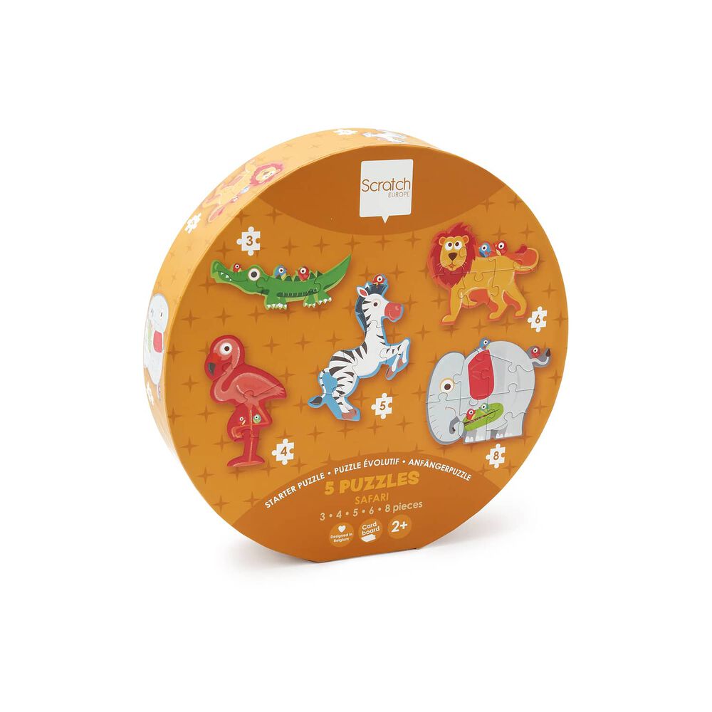 Puzzle Progresivo Safari 5 Puzzles Scratch Europe image number 6.0