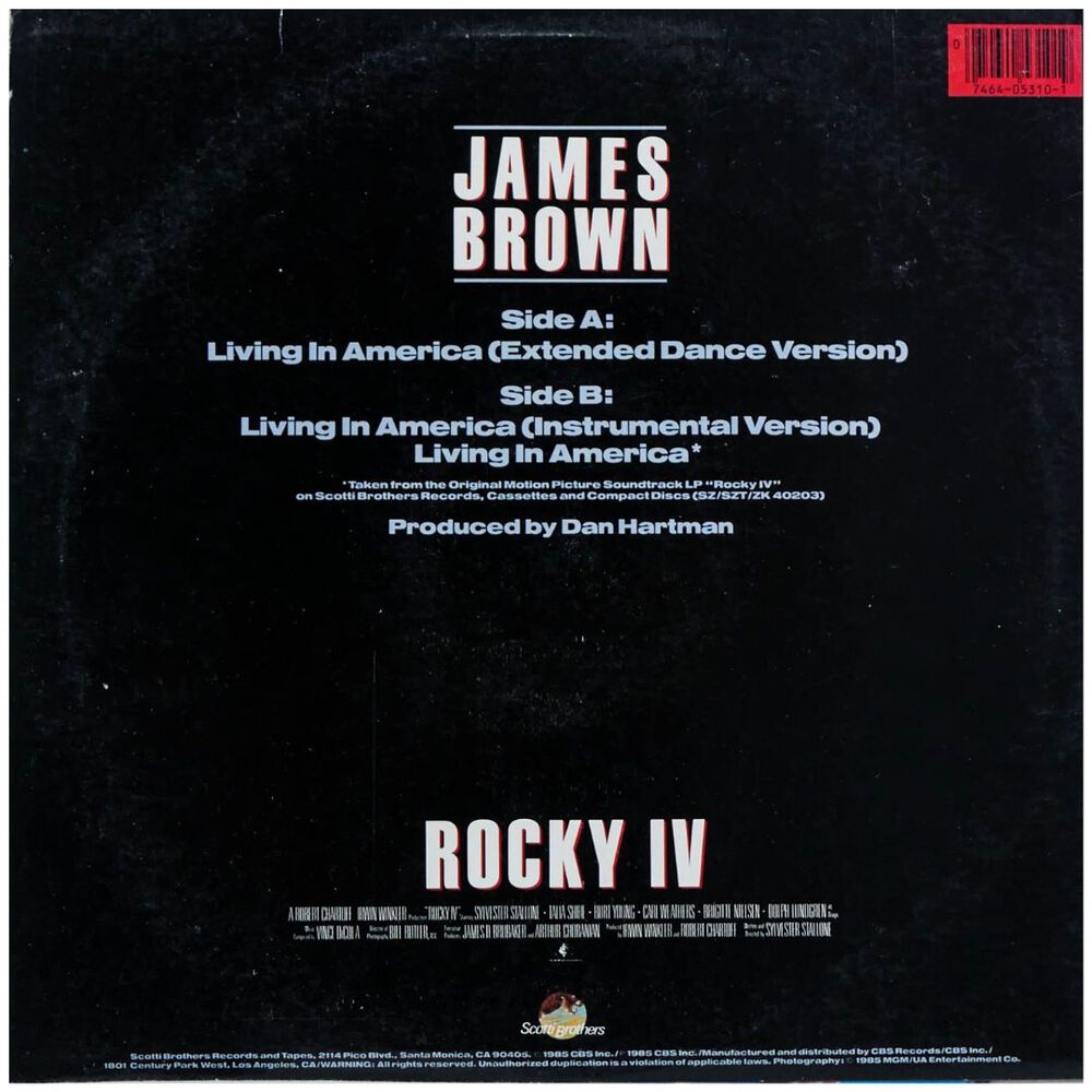 James Brown - Living In America | 12" Maxi Single Usado image number 1.0