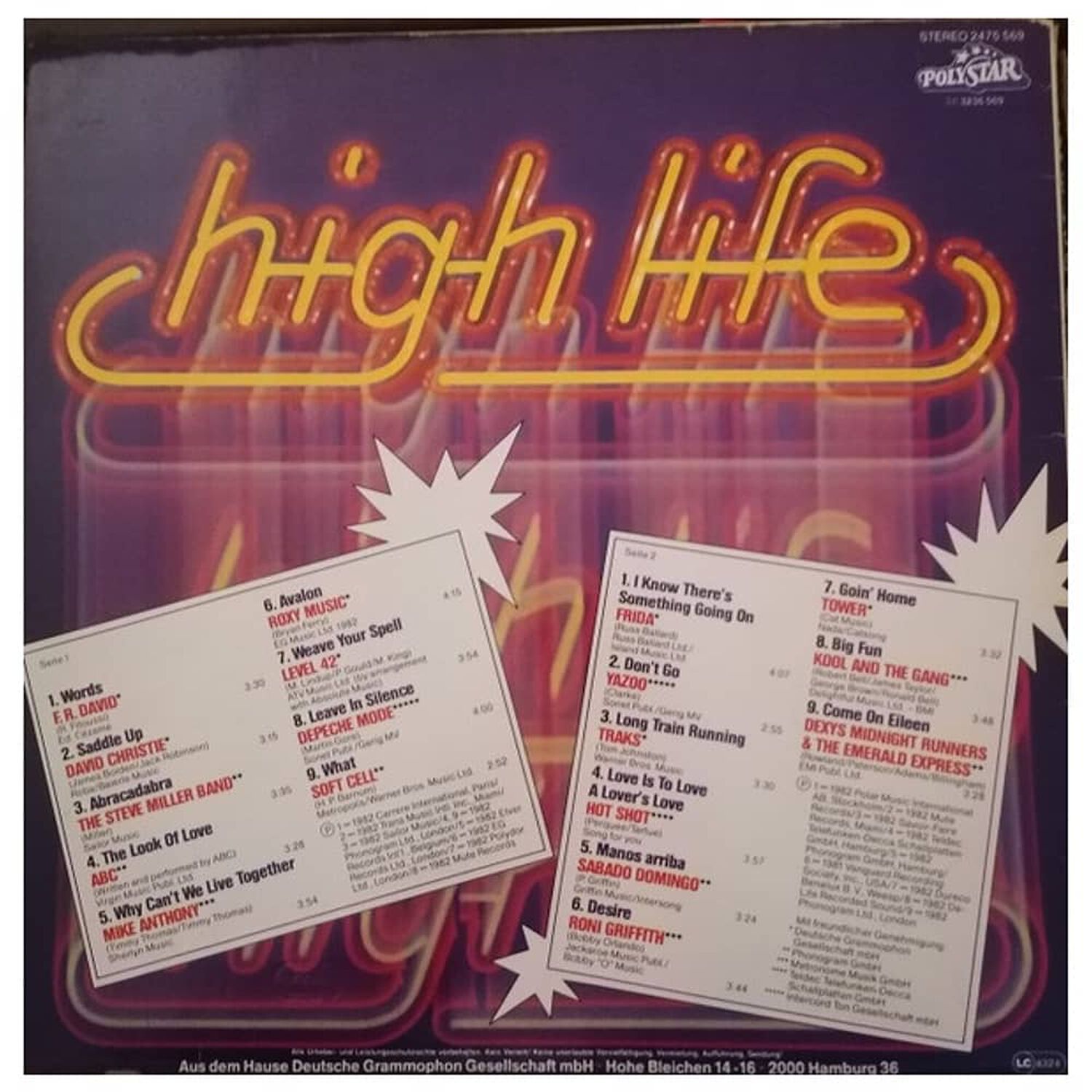 High Life - Original Top Hits International | Vinilo Usado image number 1.0