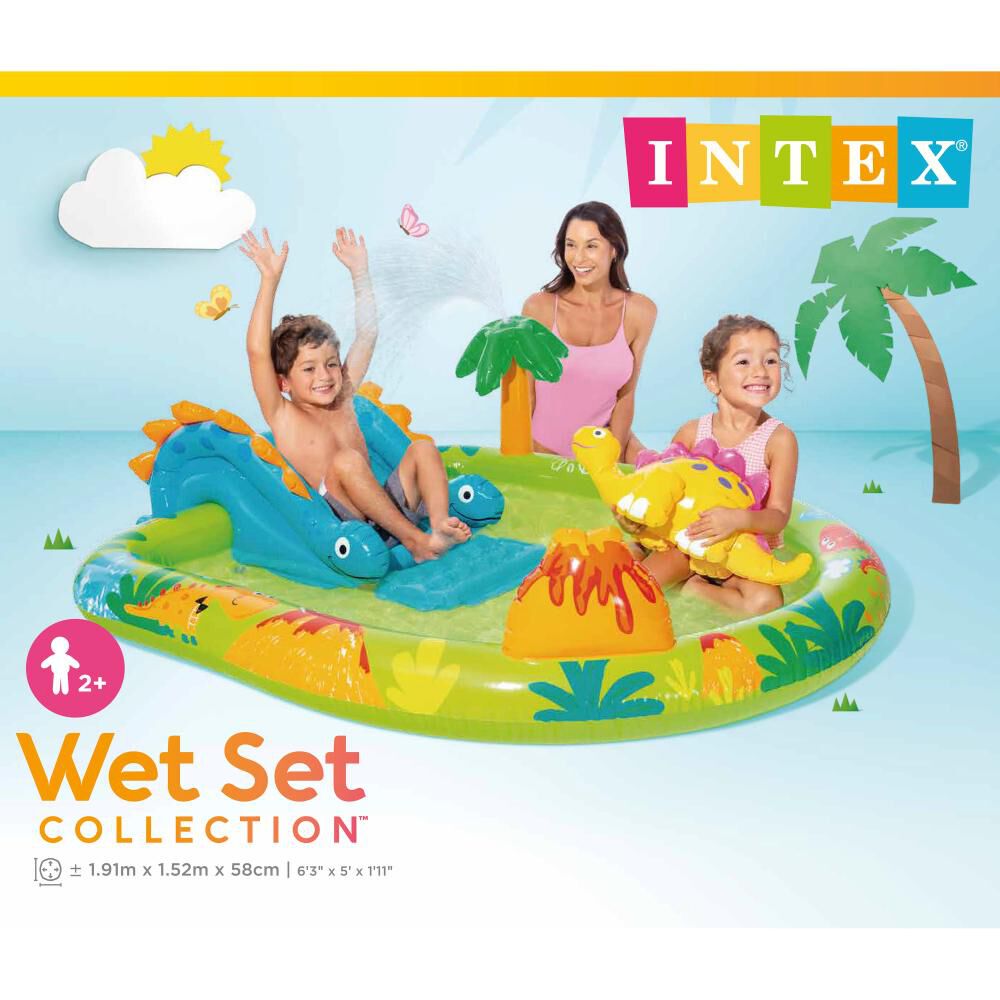 Piscina Ovalada Inflable Dinosaurio Intex 191x152x58 Cm / 143 Litros image number 6.0