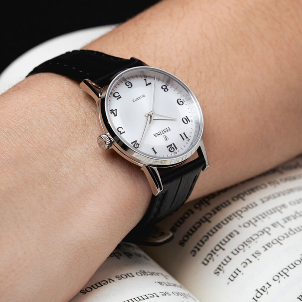 Reloj F20691/1 Festina Blanco Mujer Correa Clásico image number 1.0