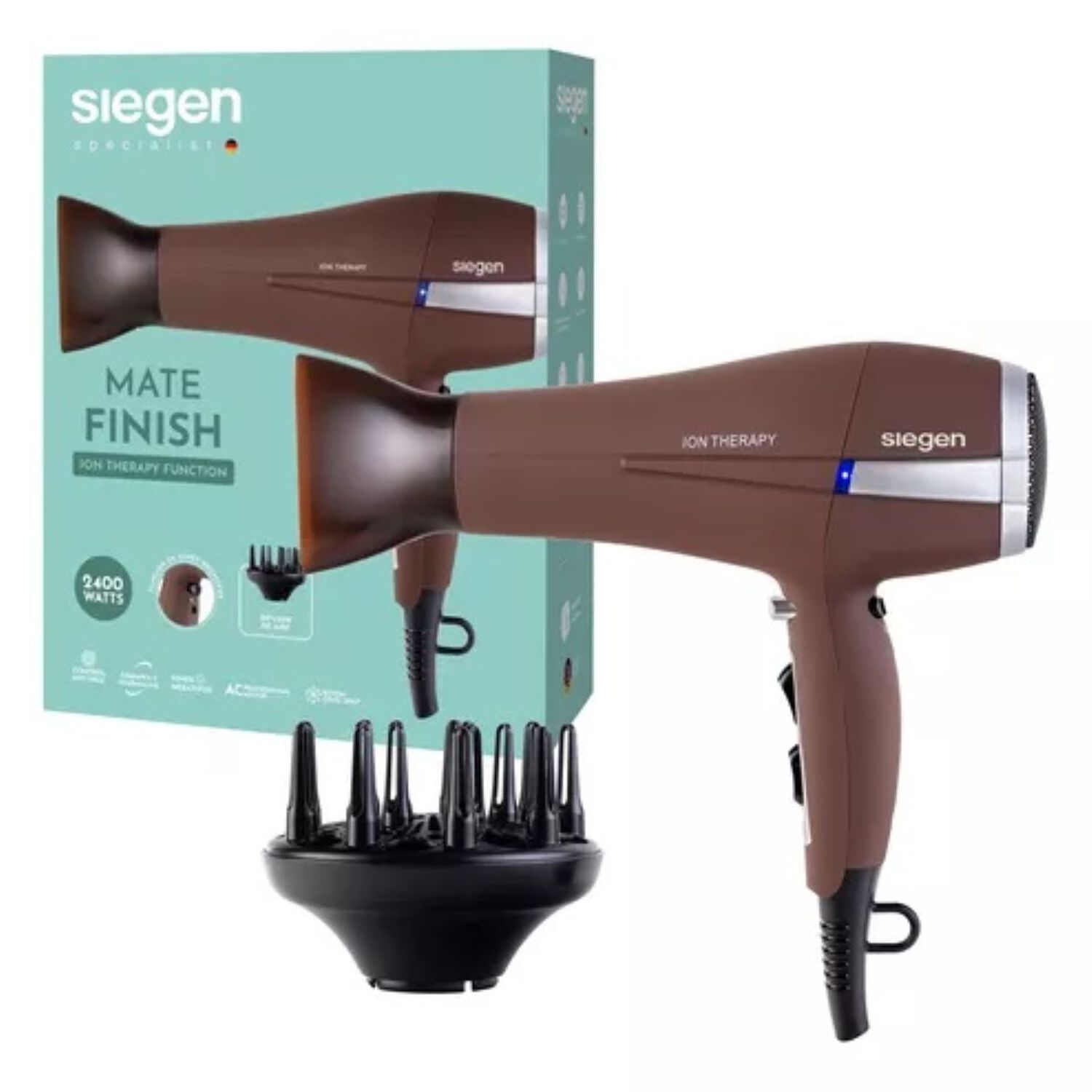 Secador De Pelo Siegen Mate Ion Therapy Sg3043 2400watts image number 0.0