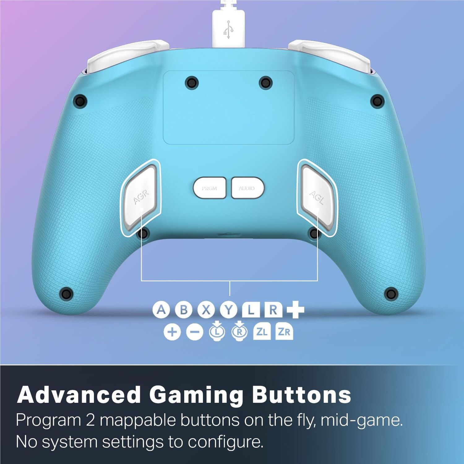 Powera Control Advantage Al&aacute;mbrico Reino Champi&ntilde;&oacute;n Super Mario Nintendo Switch 2 image number 10.0