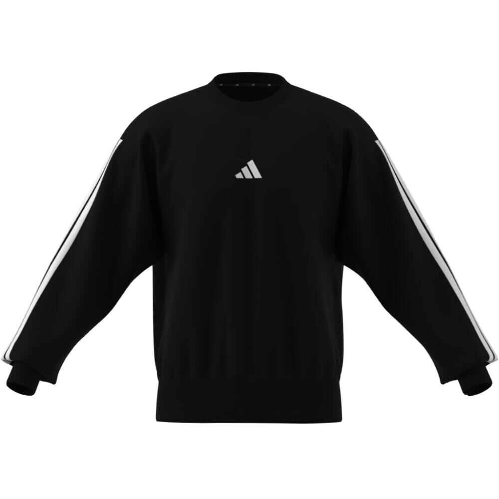 Polerón Hombre Essentials Fleece 3 Tiras Adidas image number 7.0