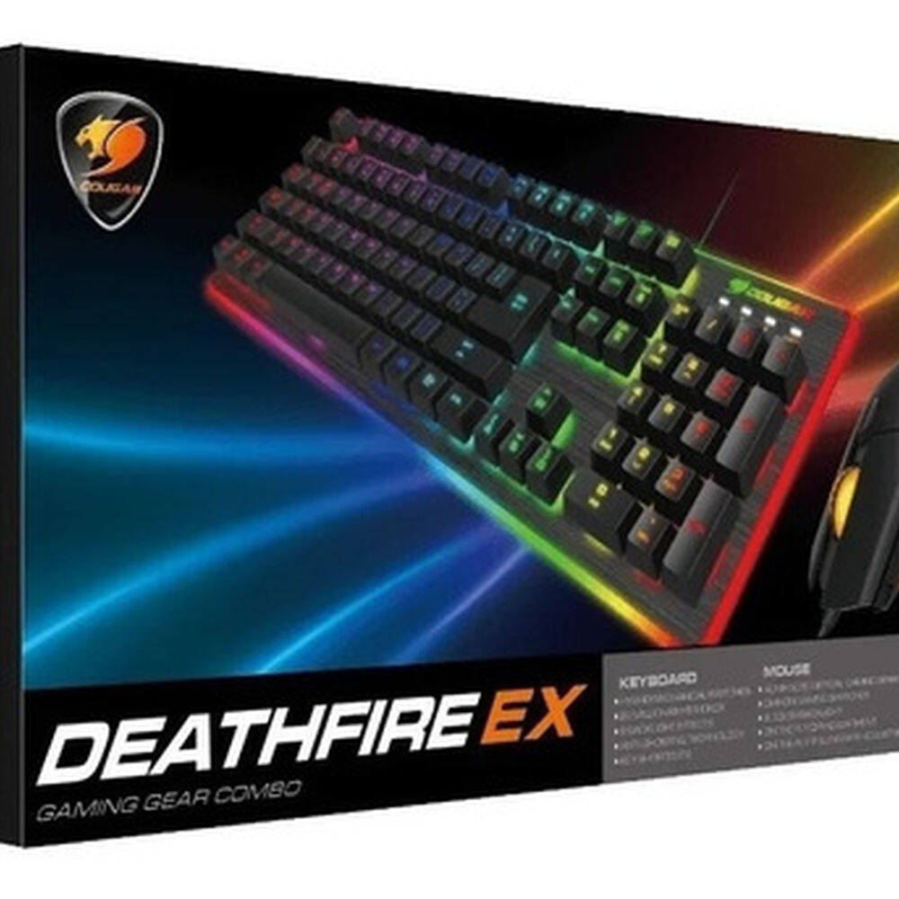 Kit Gamer Teclado Mecánico Mouse Cougar Deathfire Ex Rgb image number 4.0