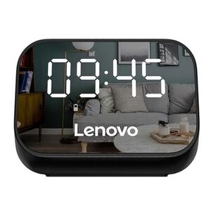 Parlante Con Reloj Alarma Bluetooth 10w Negro Ts13 Lenovo