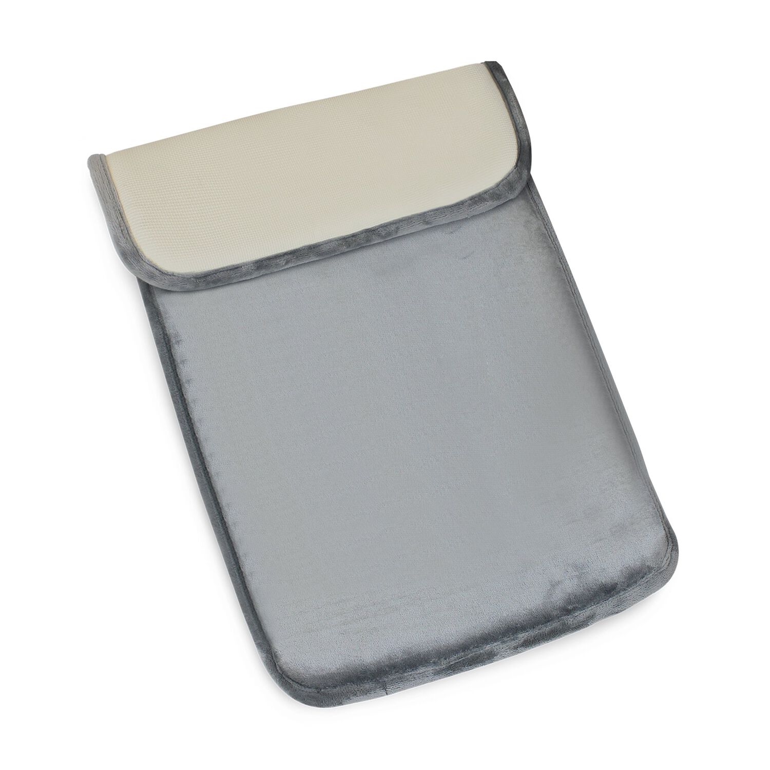 Alfombra De Ba&ntilde;o Nautica Home Flannel 50x80cm Absorbente Gris image number 5.0
