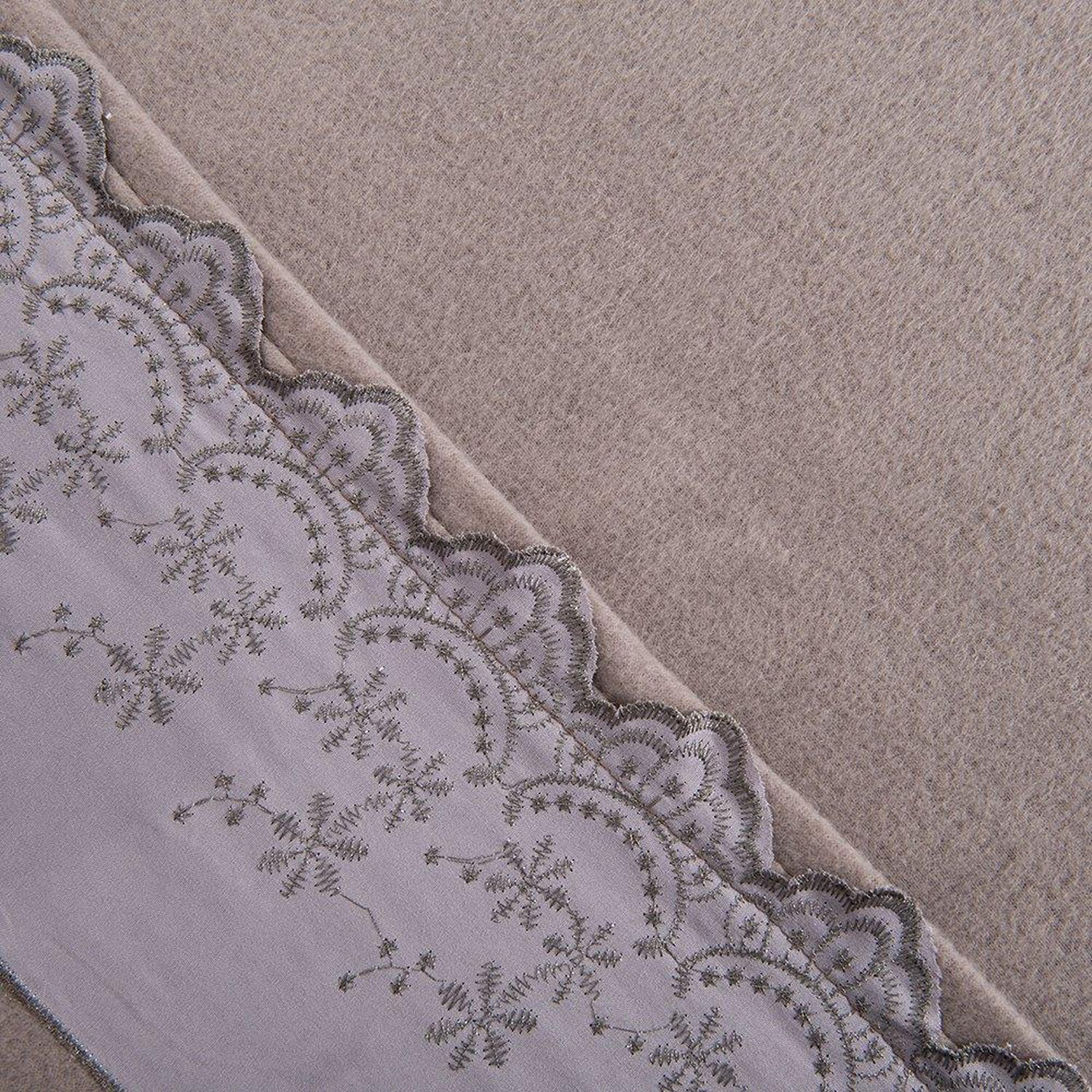 Sabana Polar Lisa Broderie 1.5 Plazas Taupe image number 2.0
