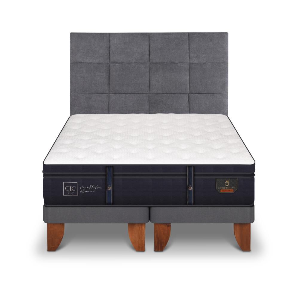 Cama Europea Cic Grand Premium / King / Base Dividida + Respaldo image number 0.0