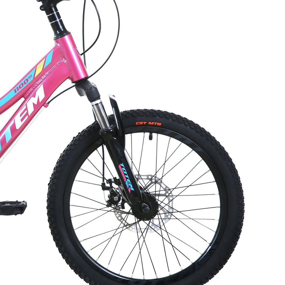 Bicicleta Totem Mtb Aro 20 Modelo 1100 Rosado image number 4.0