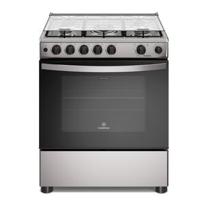 Cocina A Gas 5 Platos Horno Vapor Y Triple Llama Fm5ssc Inox