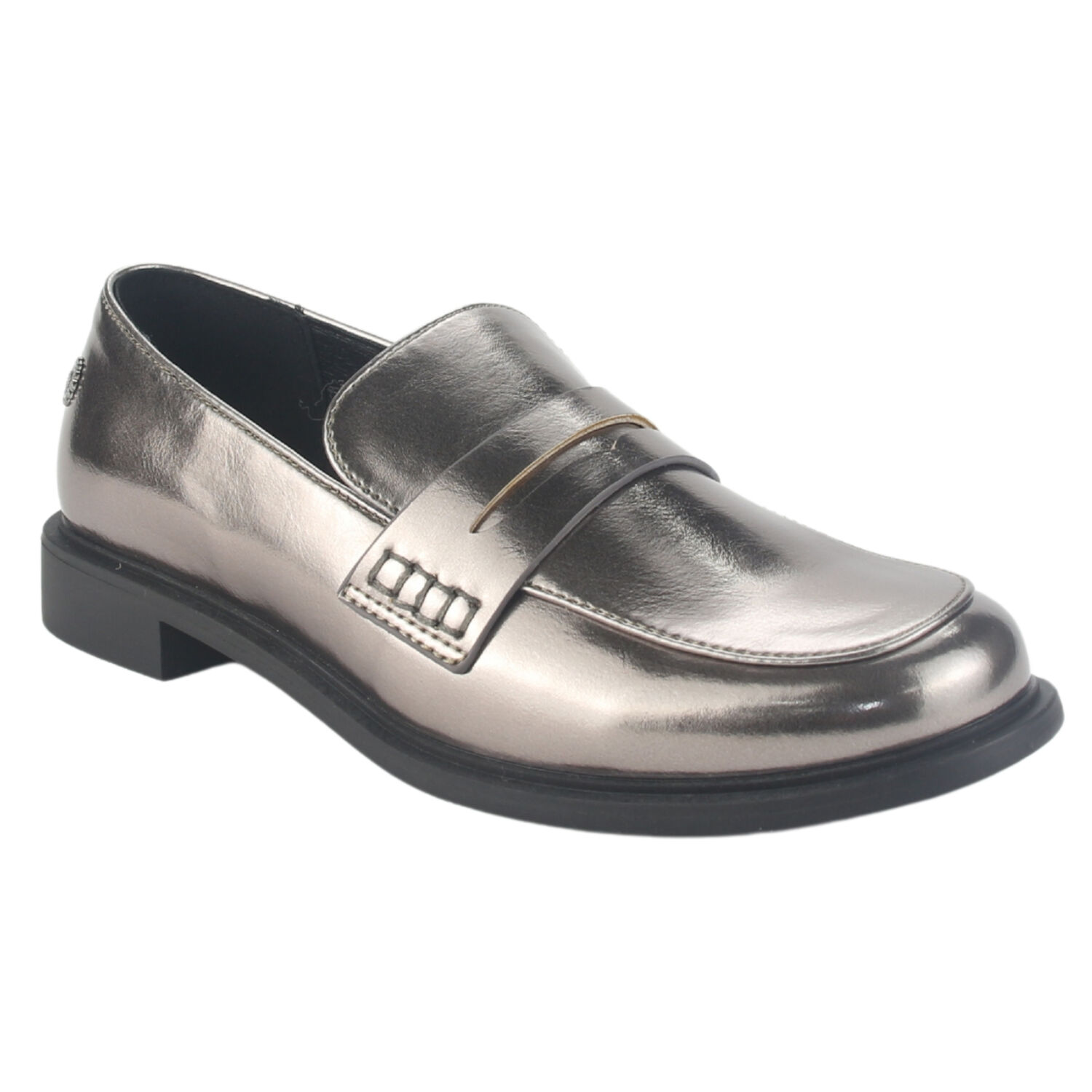 Mocasin Chalada Mujer Mocca-2 Plateado Casual image number 3.0