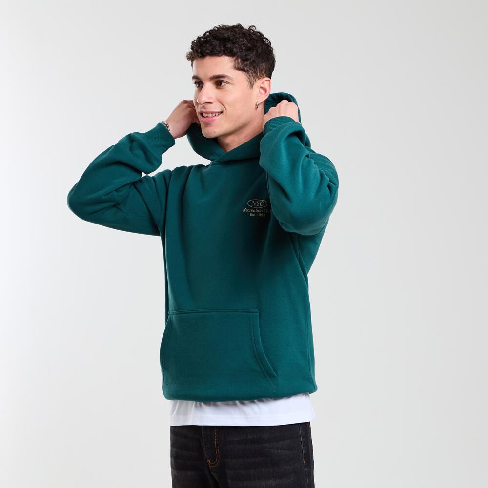 Polerón Estampado Slim Cuello Redondo Con Capucha Hombre Skuad image number 2.0