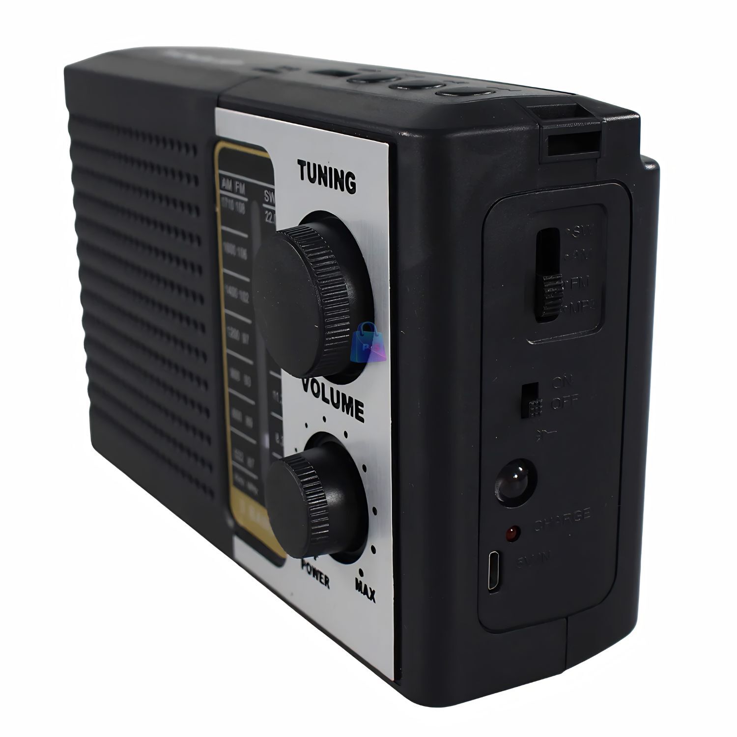 Radio Port&aacute;til Am Fm Sw Usb Tf Recargable - Ps image number 1.0