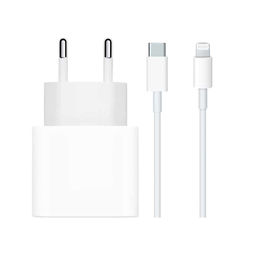 Cargador Compatible Con Iphone 12 Pro Max 20w + Cable image number 1.0