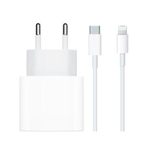 Cargador Compatible Con Iphone 12 Pro Max 20w + Cable
