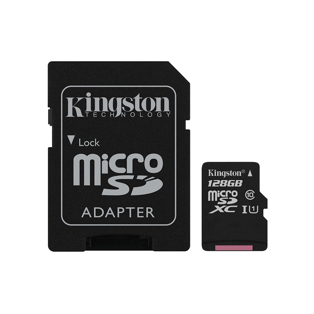 Tarjeta Micro Sd Kingston Canvas Select / 128 Gb / Class 10 image number 1.0