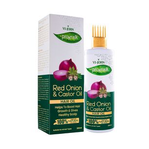 Prakritik Aceite Capilar Cebolla Roja Y Castor 250 Ml