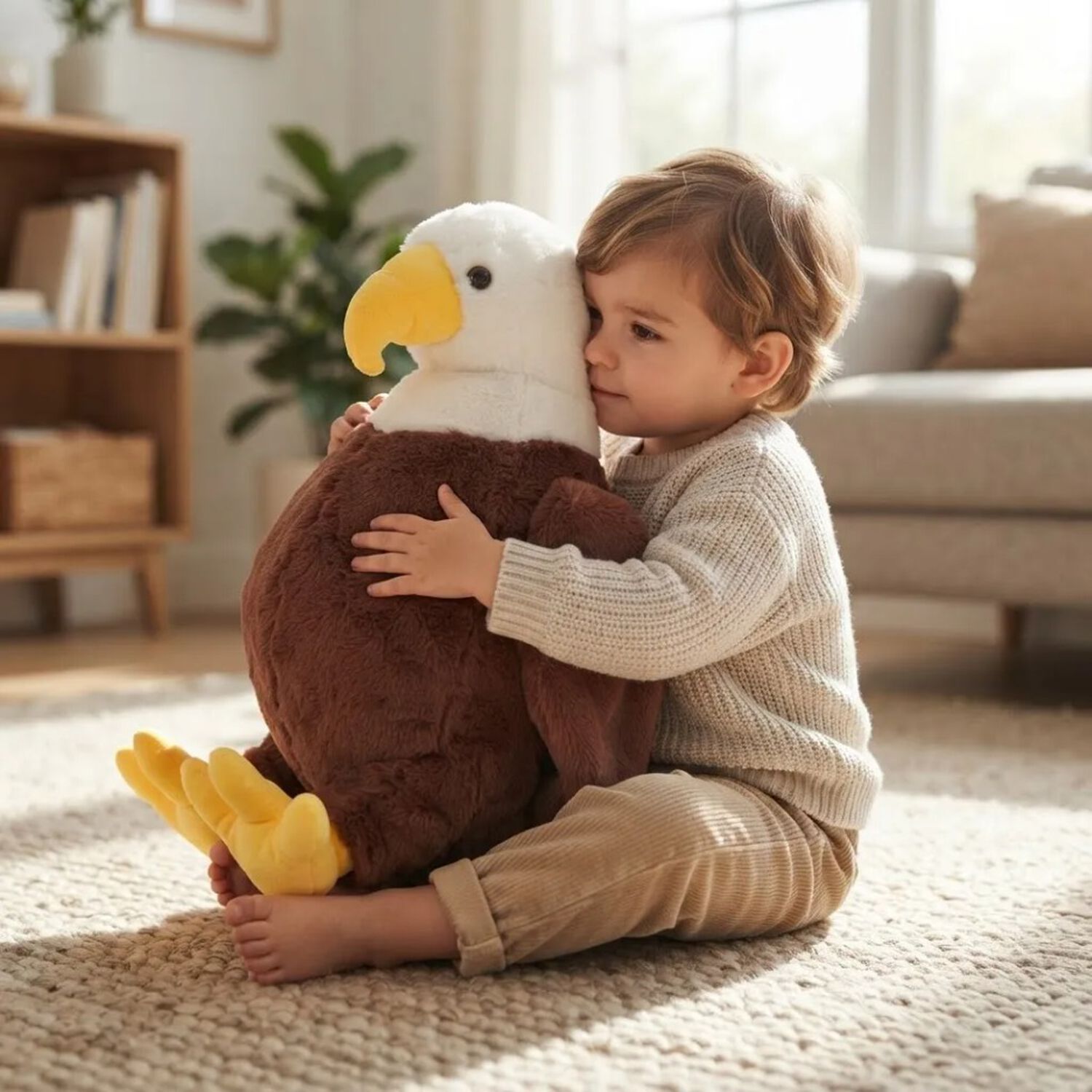 &Aacute;guila Gigante De Peluche 50 Cm Alas De Aventura image number 2.0