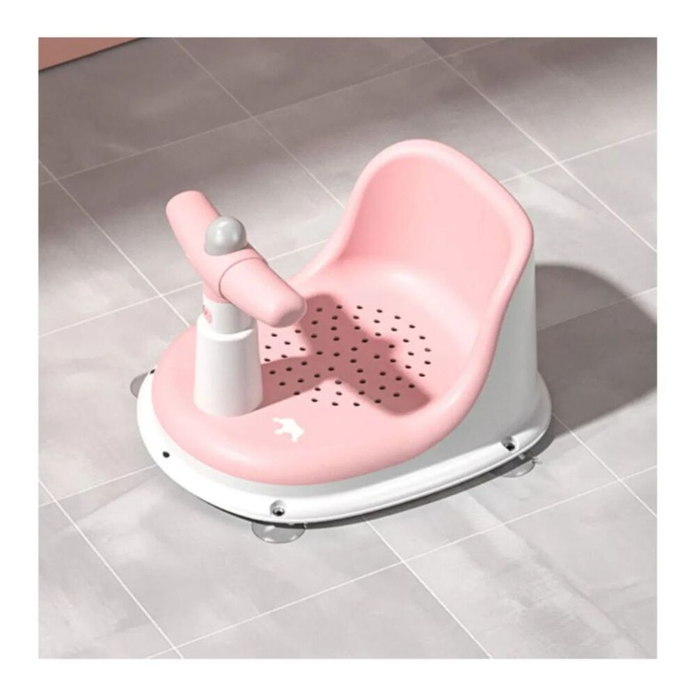 Silla De Ducha Para Bebes Rosada image number 3.0