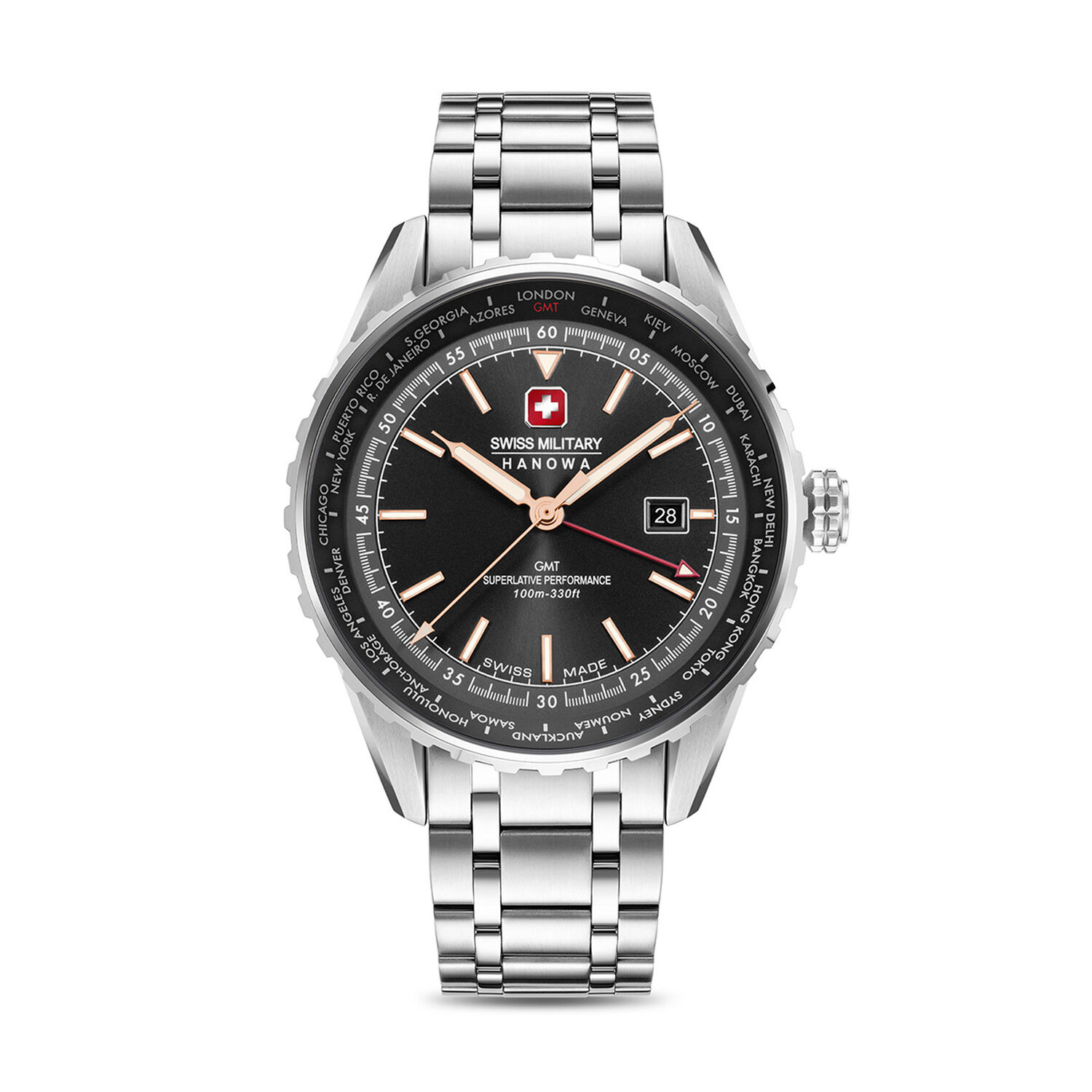 Reloj Swiss Military Hanowa Smwgh0003203 Plateado image number 0.0