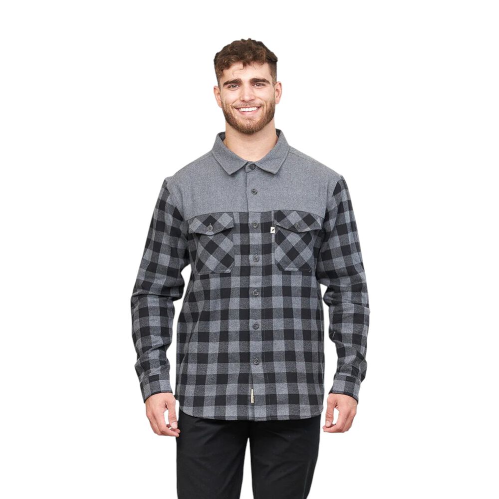 Camisa Longrider Negro Hombre Falcone image number 3.0