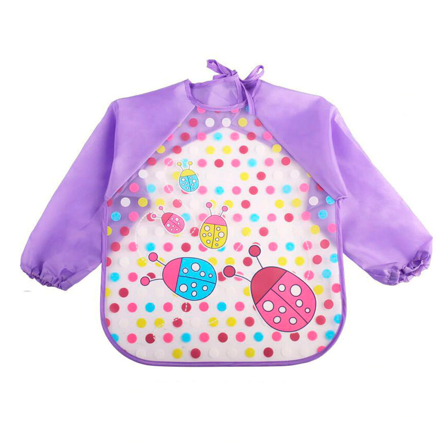 Pechera Babero Impermeable Bebe Ni&ntilde;o Ajustable Con Mangas image number 0.0