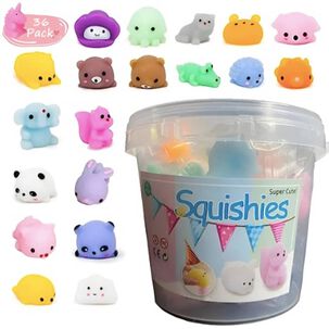 Pack 36 Unids Squishys Antiestress Mochi Juguete Surtidos