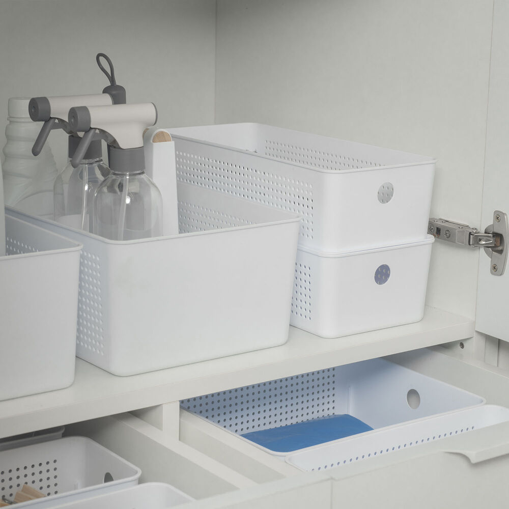 Canasto Organizador 12 Litros Flow Blanco image number 4.0