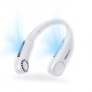 Ventilador Cuello Inalambrico Blanco Usb Thor Neck Fan White