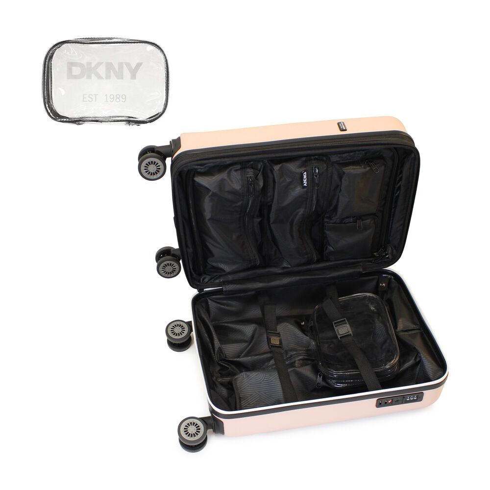 Pack 2 Maletas Donna Karan Luxe S 10kg + L 23kg Rosa Dkny image number 3.0