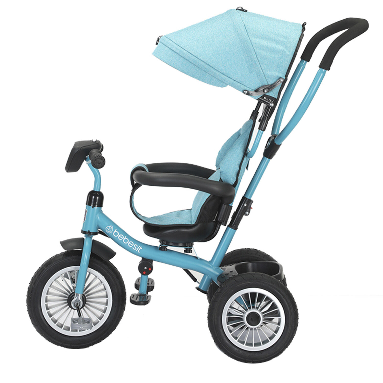Triciclo Paseo Infantil 360 1326 Lx Verde Bebesit image number 2.0