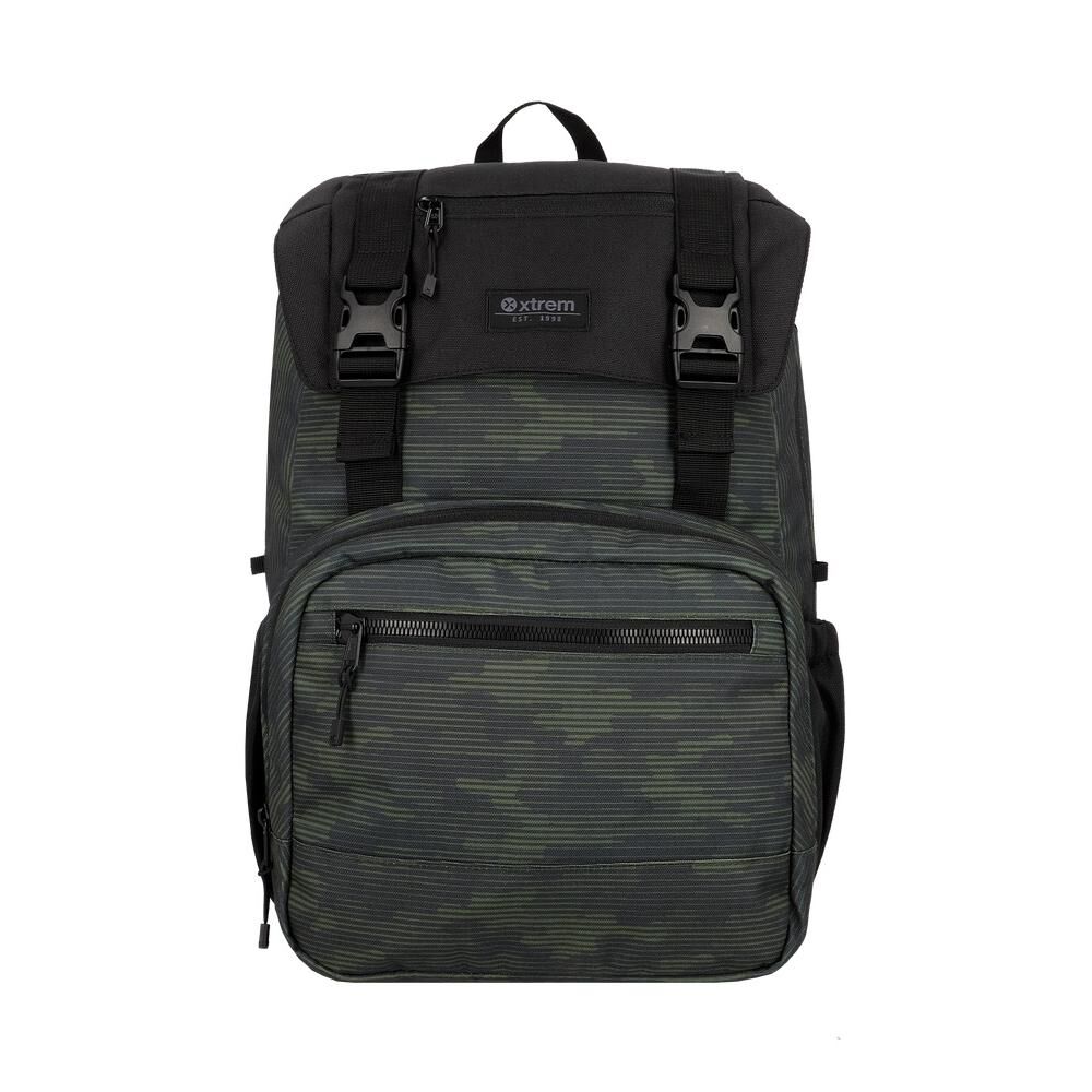 Mochila Notebook Xtrem Kent 6xt Verde Militar 16" image number 0.0